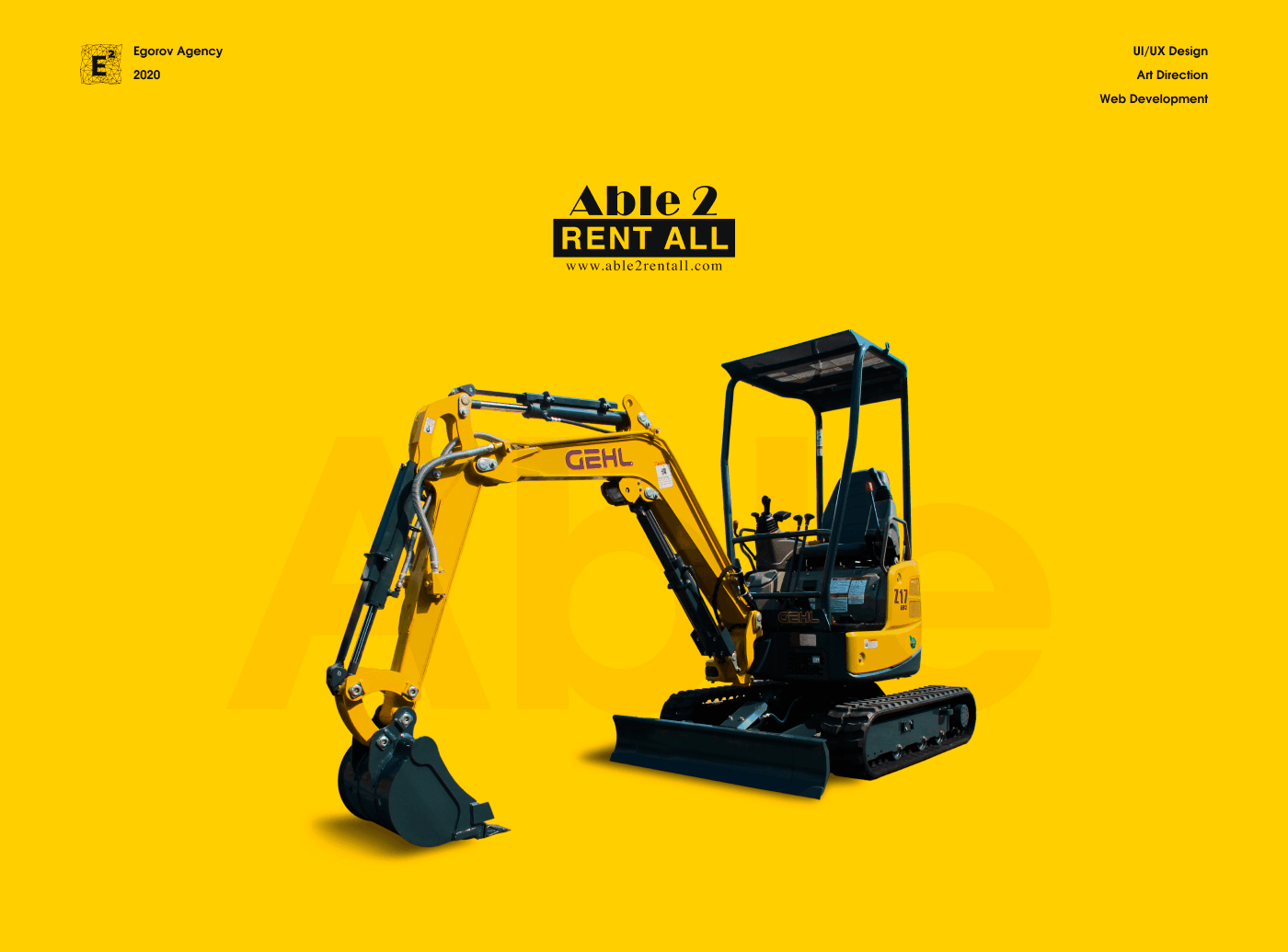 Able 2 Rent All | Corporate | Design