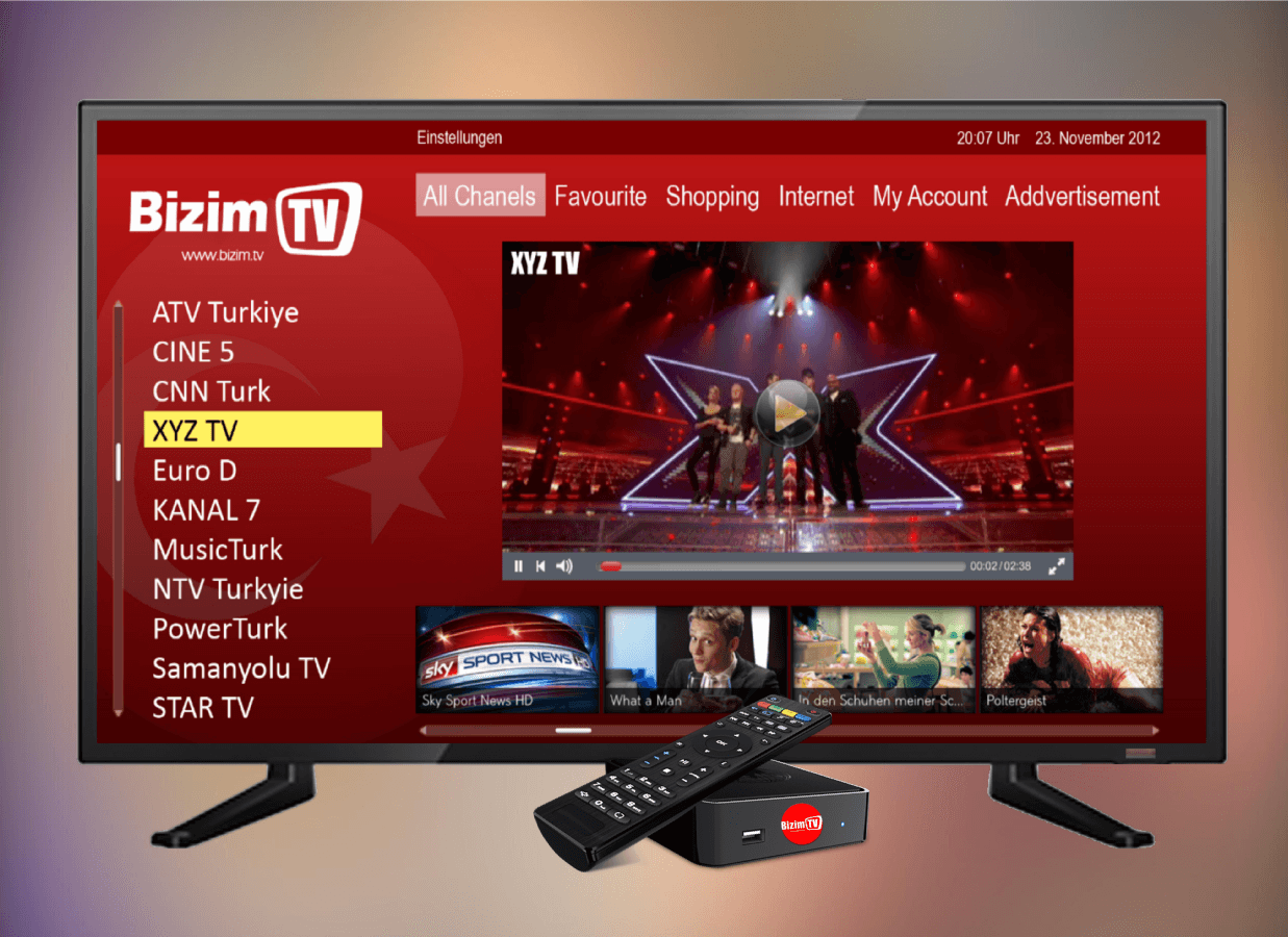 BIZIMTV - IPTV & VIDEO ON DEMAND SOLUTION (GERMANY)