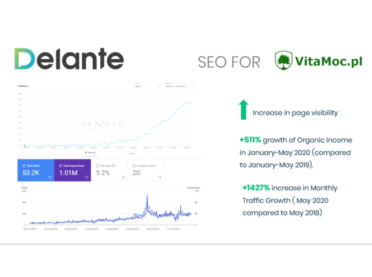 SEO for Vitamoc - Polish Market