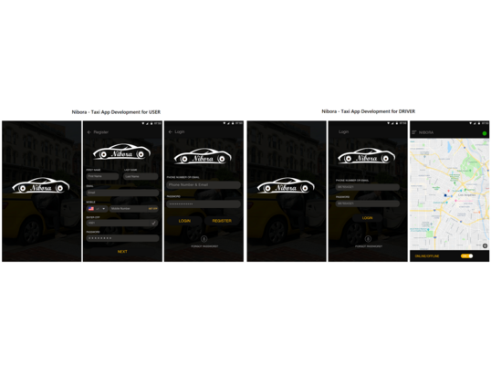 Nibora - Taxi App Development Services