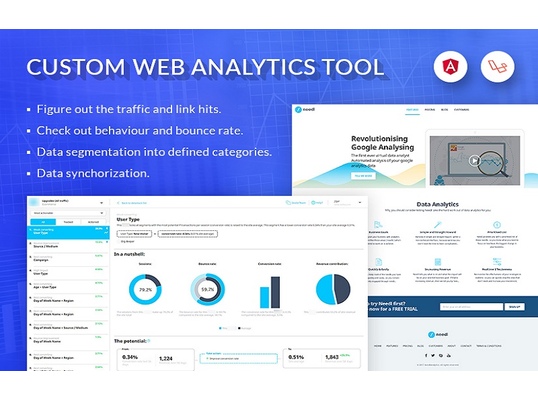 Custom web analytics tool
