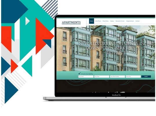 APPEALING REAL ESTATE SHOWCASE WEBSITE IN A LUXURY SEGMENT