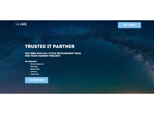WIBE's partner page