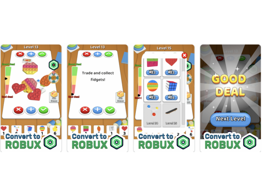 Fidget Trade Roblominer Robux
