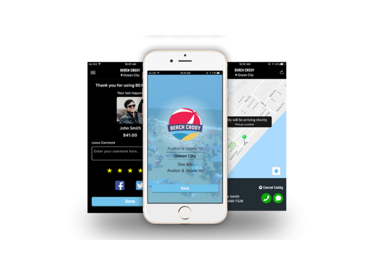 Beach Caddy - World’s First On-Demand & Location based App for Beachgoers