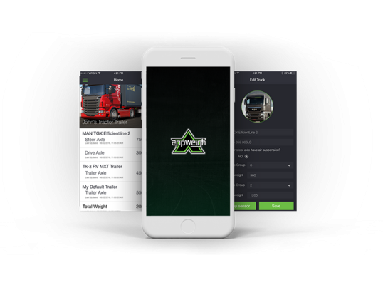 AppWeigh - Bluetooth Enabled Weight Sensor App for the Commercial Transport Industry
