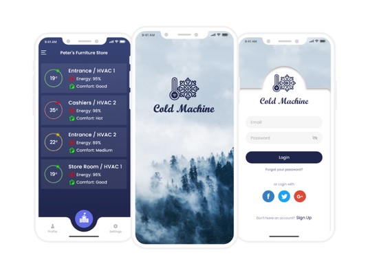 ColdMachine - IoT-based Temperature Monitoring App