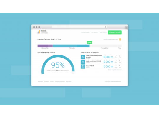 Activity Marathon - Sport web application
