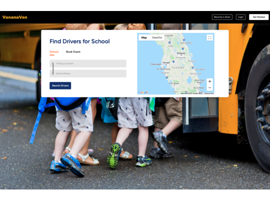VananaVan Web App