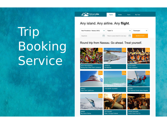 BahamaGO, Trip Booking Service