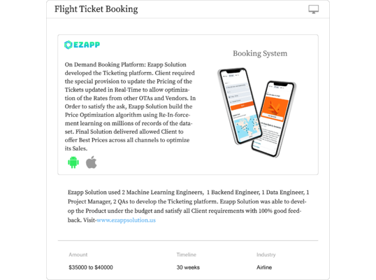 Flight Ticket Booking