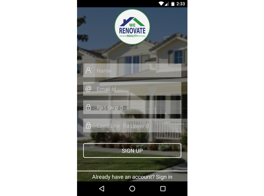 We Renovate Realty Mobile App
