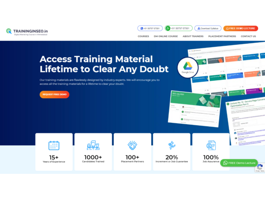 TRAININGINSEO.IN – PAY PER CLICK CASE STUDY