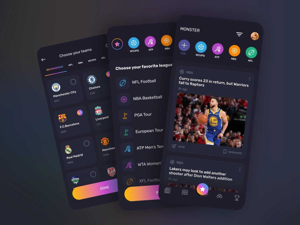Monster - Sports App