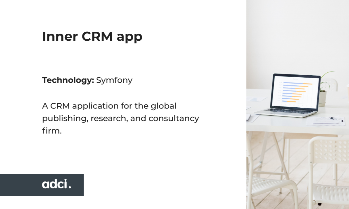 Symfony CRM system development for Oxford Business Group