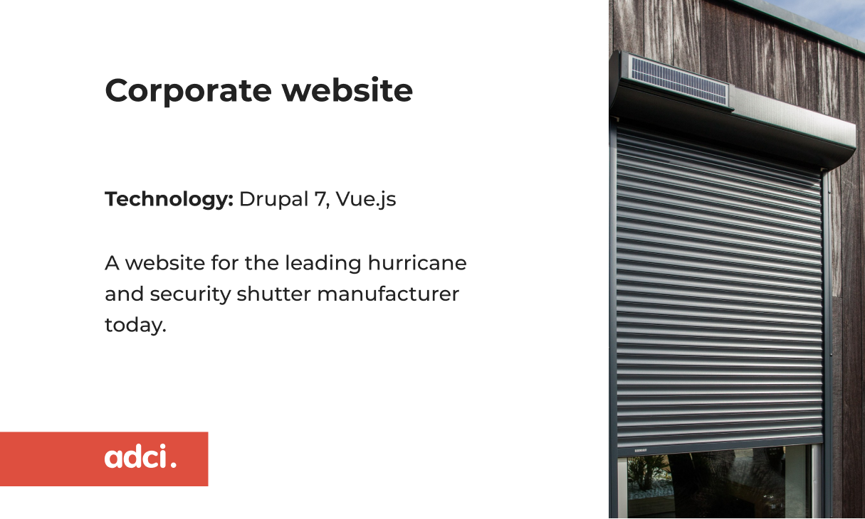 Drupal and Vue.js development for Alutech United Inc