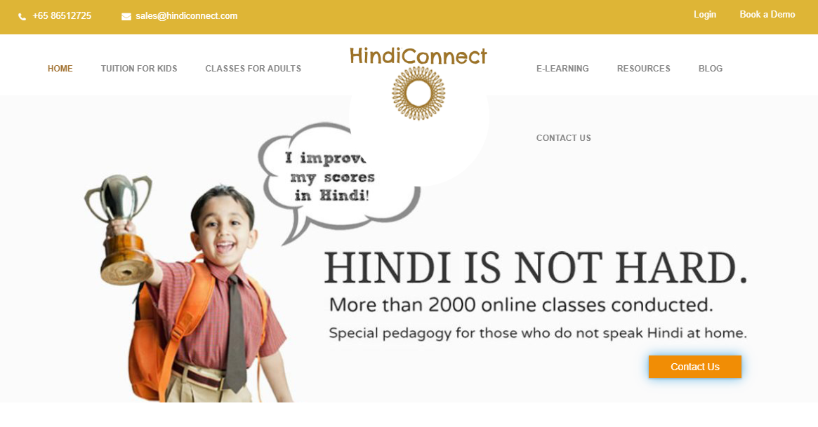 Hindi Connect - Online Language Learning Site