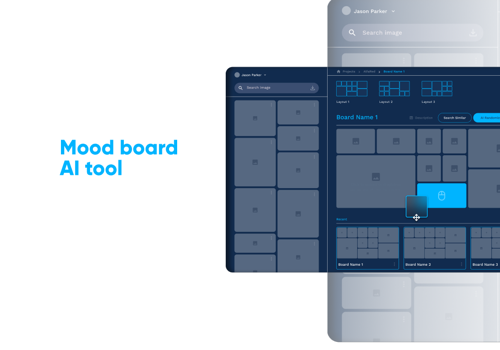 Mood board AI tool