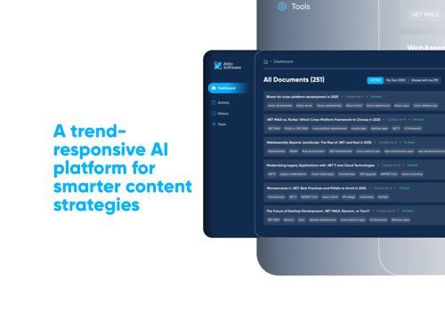 AI platform for smarter content strategies