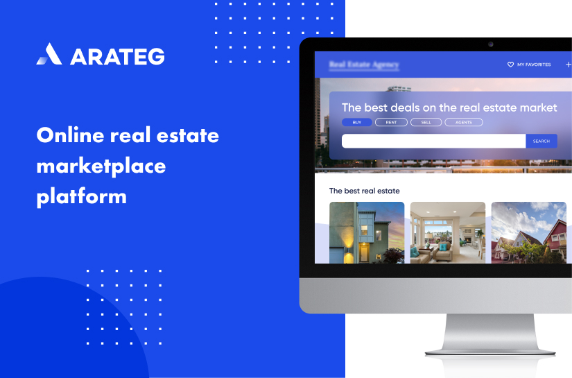 Online real estate marketplace platform - Website by Arateg | WADLINE