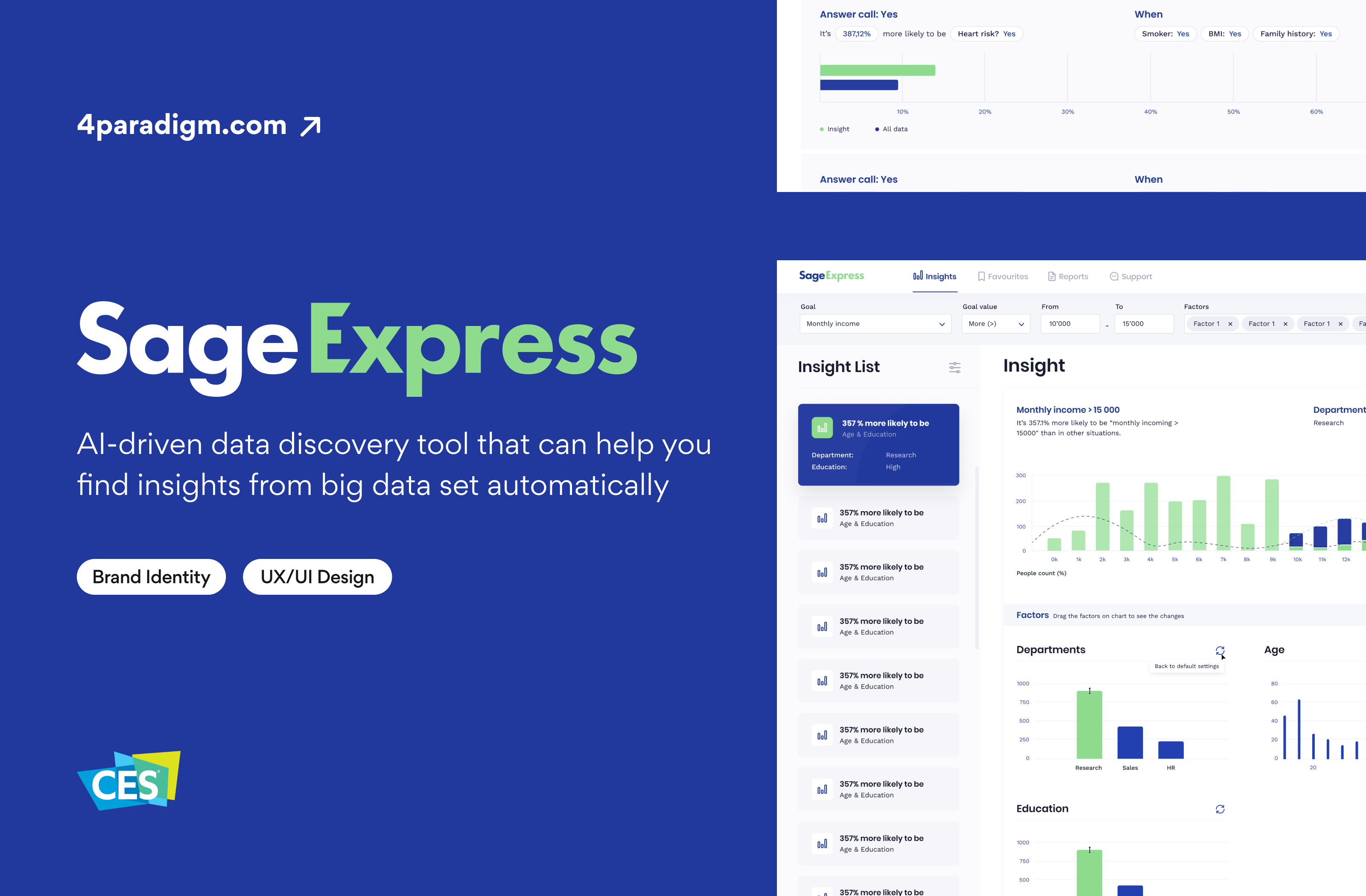 SageExpress | Brand identity & UX/UI Design