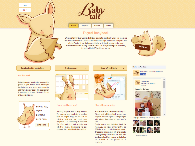 Digital Baby Books