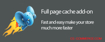 Full page CACHE add-on for CS-Cart + HTML minify