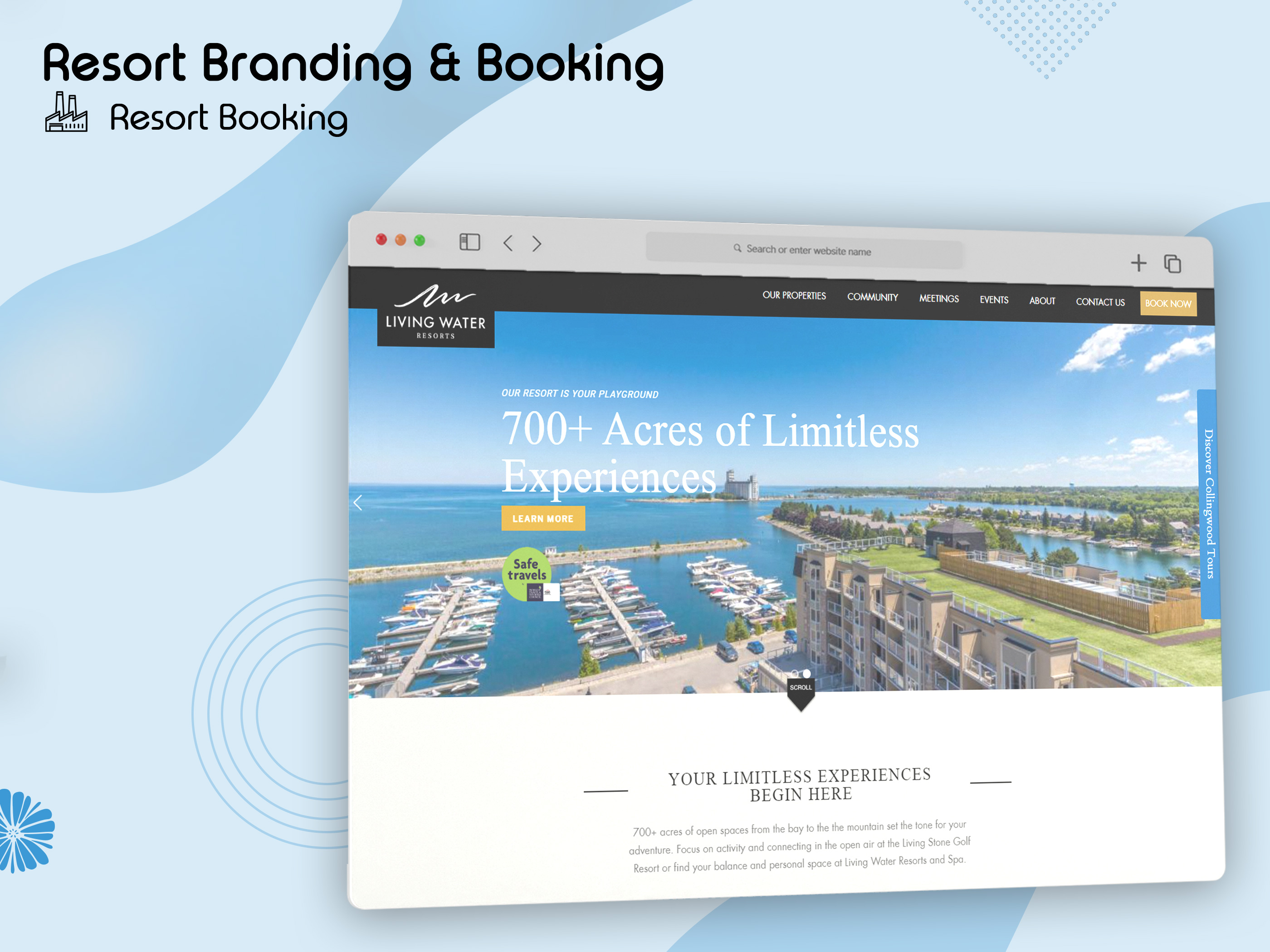 Resort Booking Website