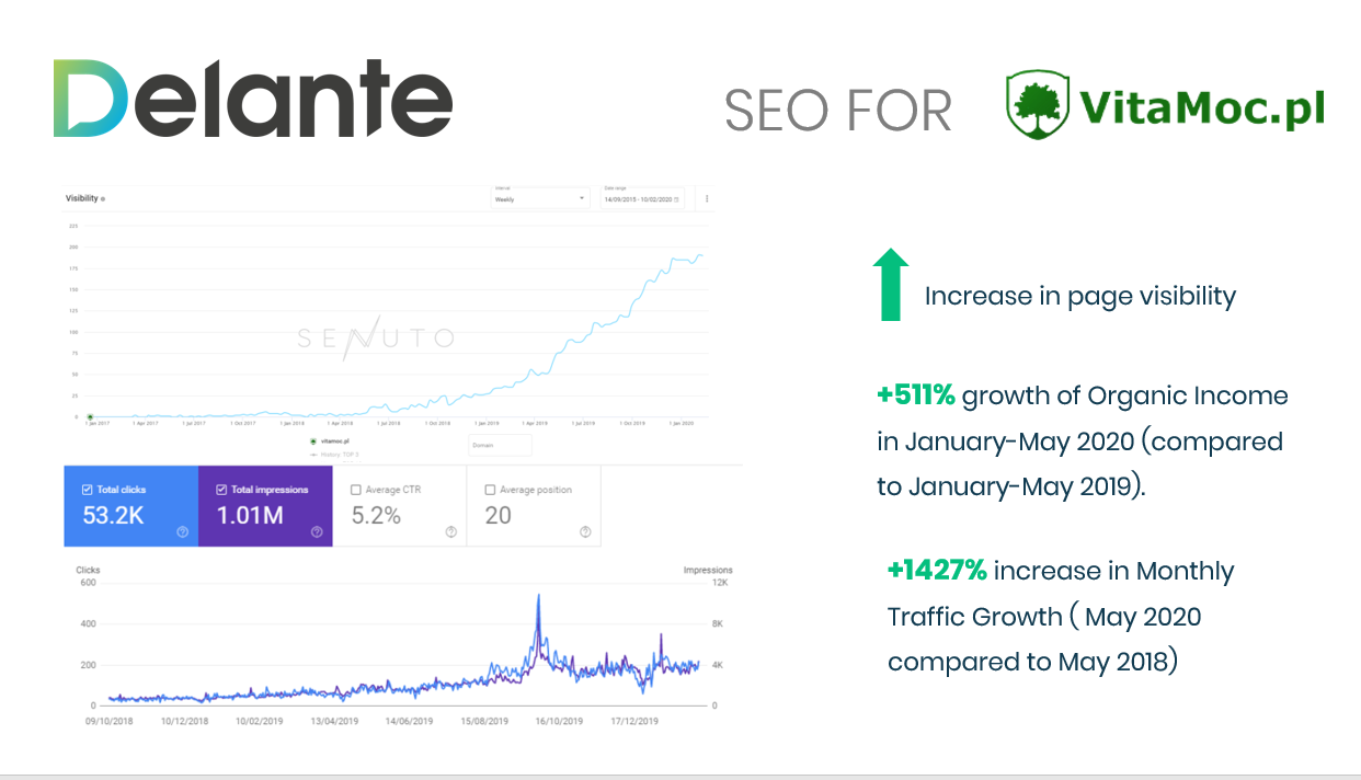 SEO for Vitamoc - Polish Market