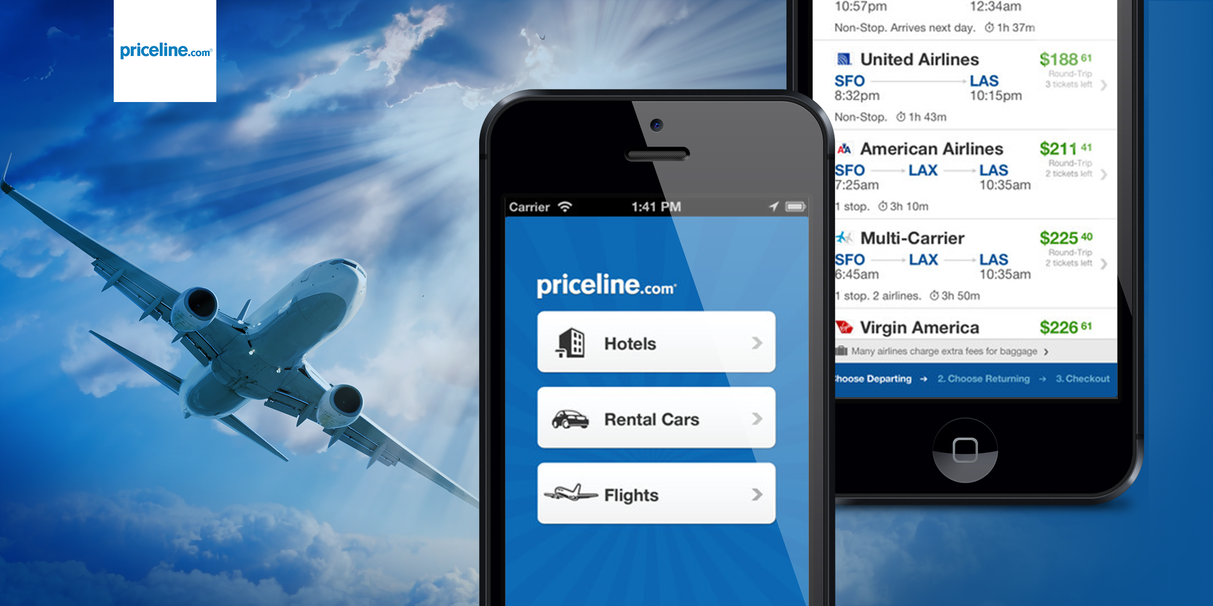 Priceline.com Flight Finder App