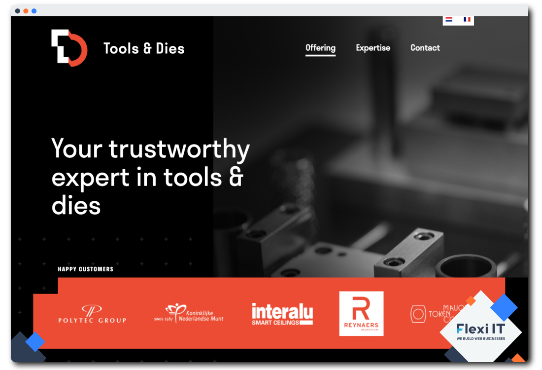 Tools & Dies Engineering - Corporate Website