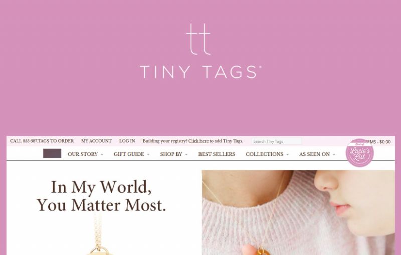 Tiny Tags - Custom Pendant E-Store