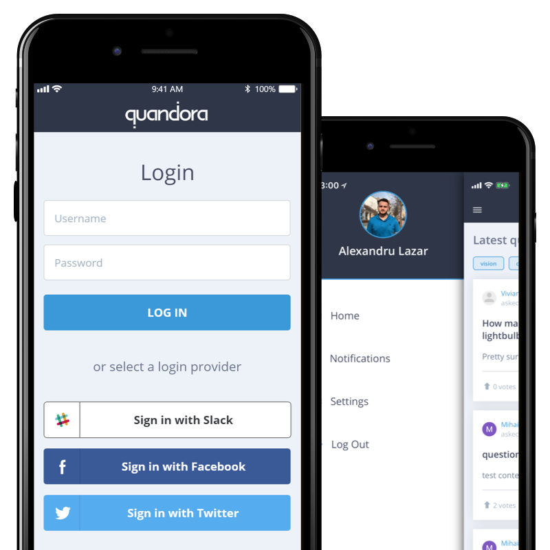 QUANDORA MOBILE APP