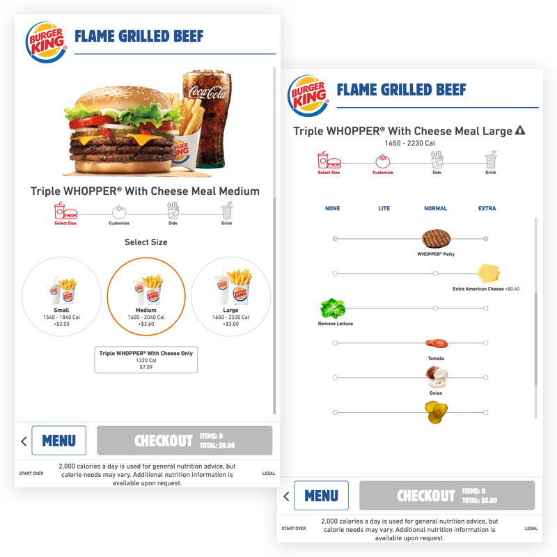 BURGER KING - KIOSK PLATFORM