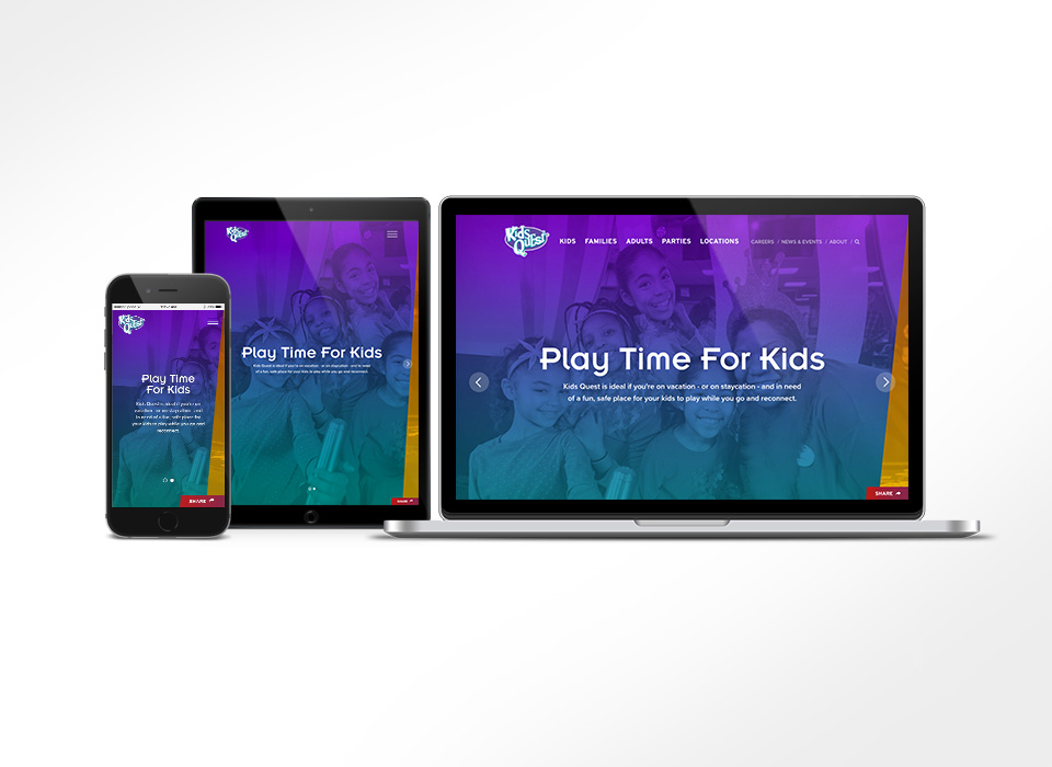 Kids Quest Responsive Website