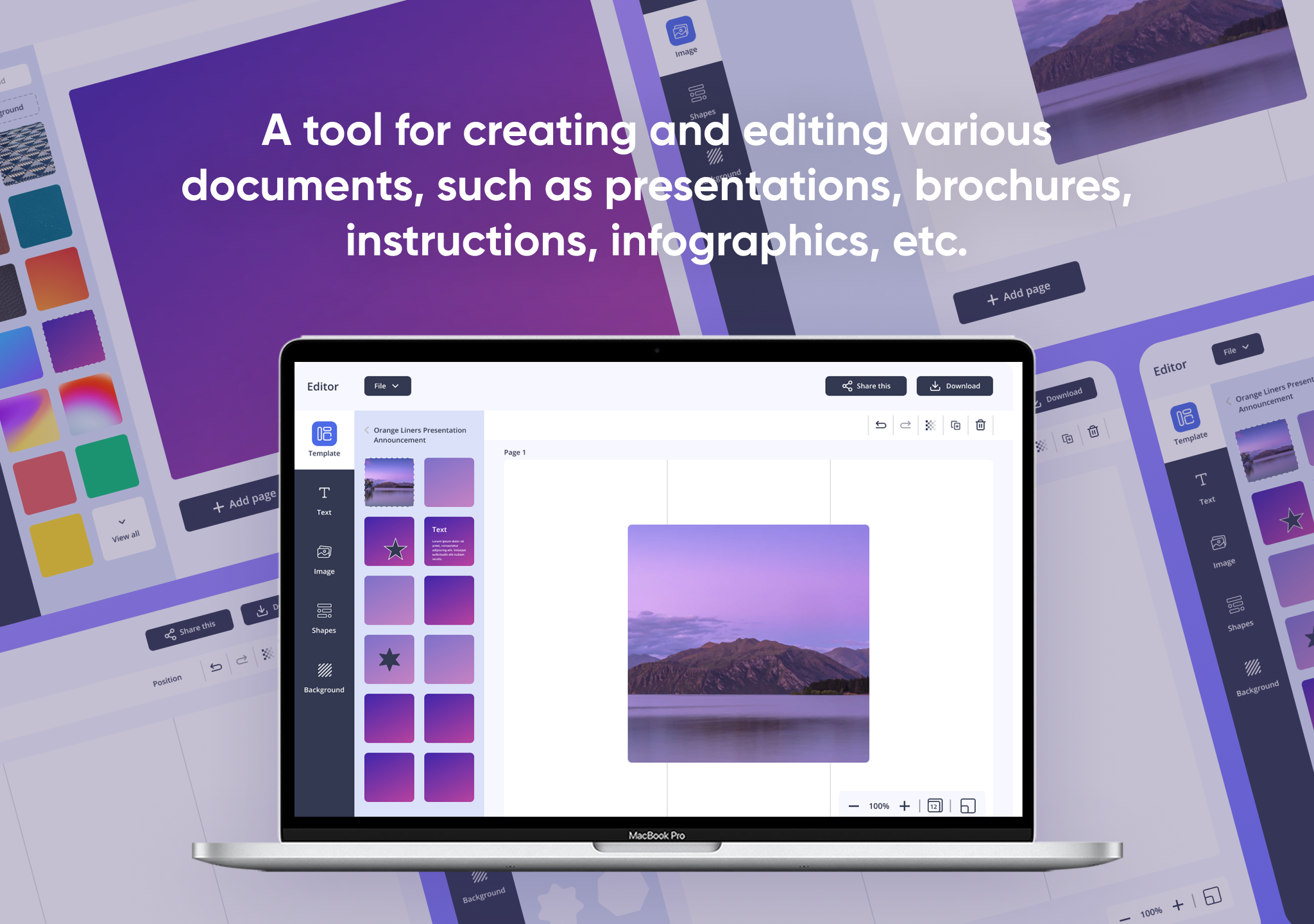 Online editor tool