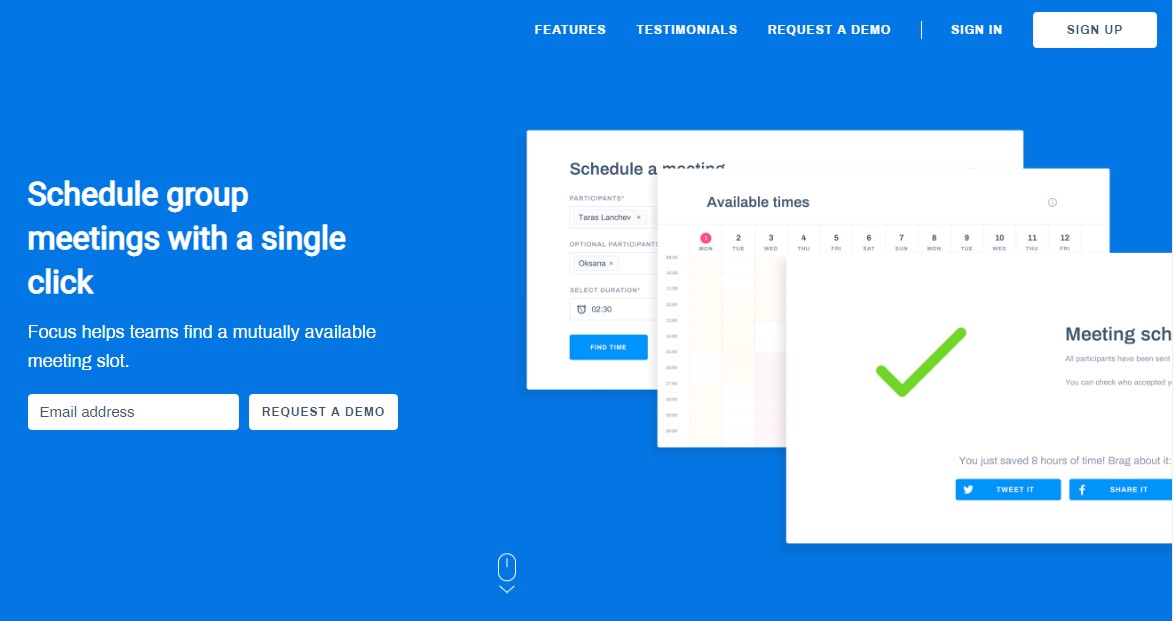 Meetings Scheduling Application