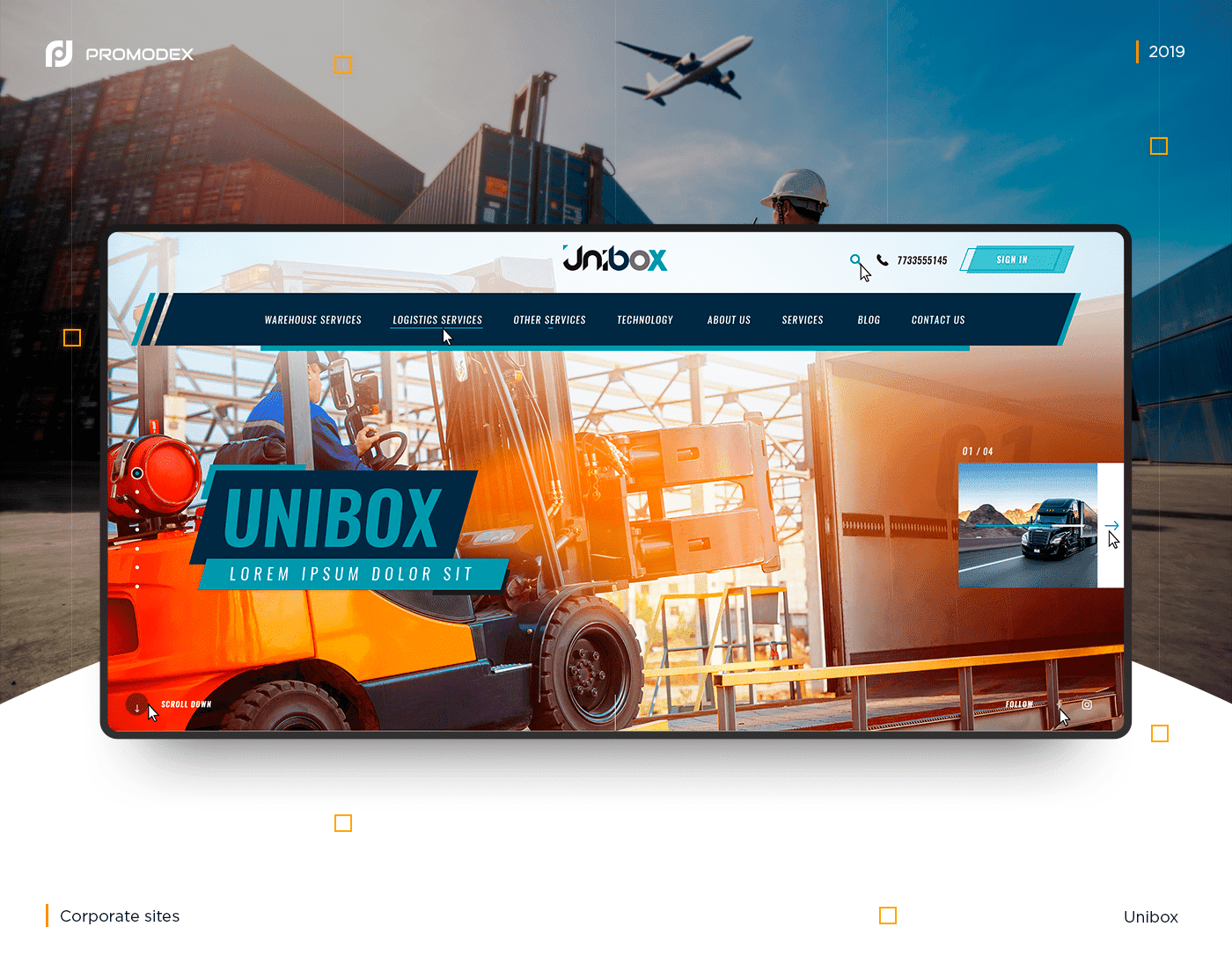 Logistic company Unibox