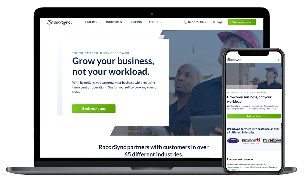 RazorSync Website Design & Development