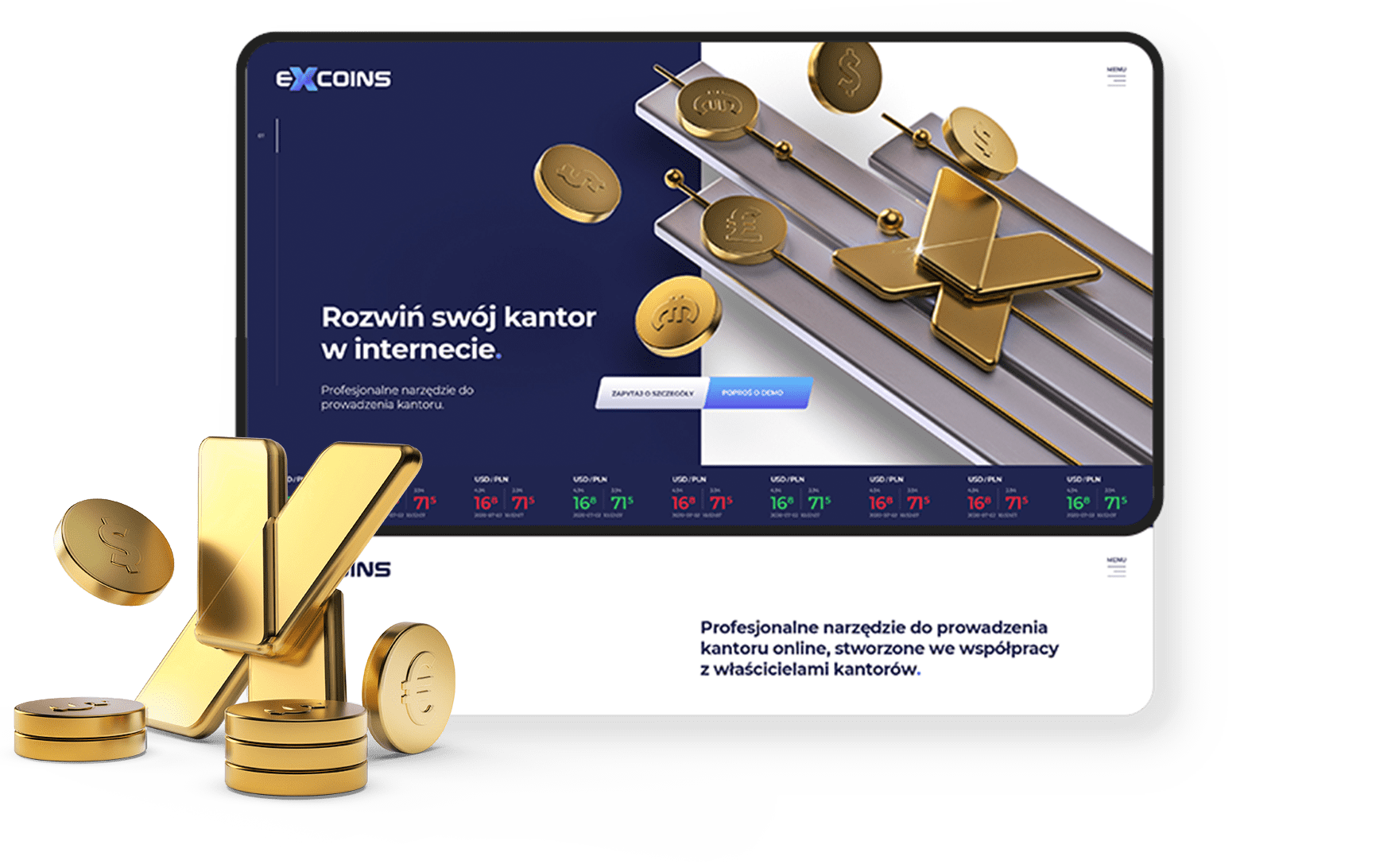 Financial exchange currency platform