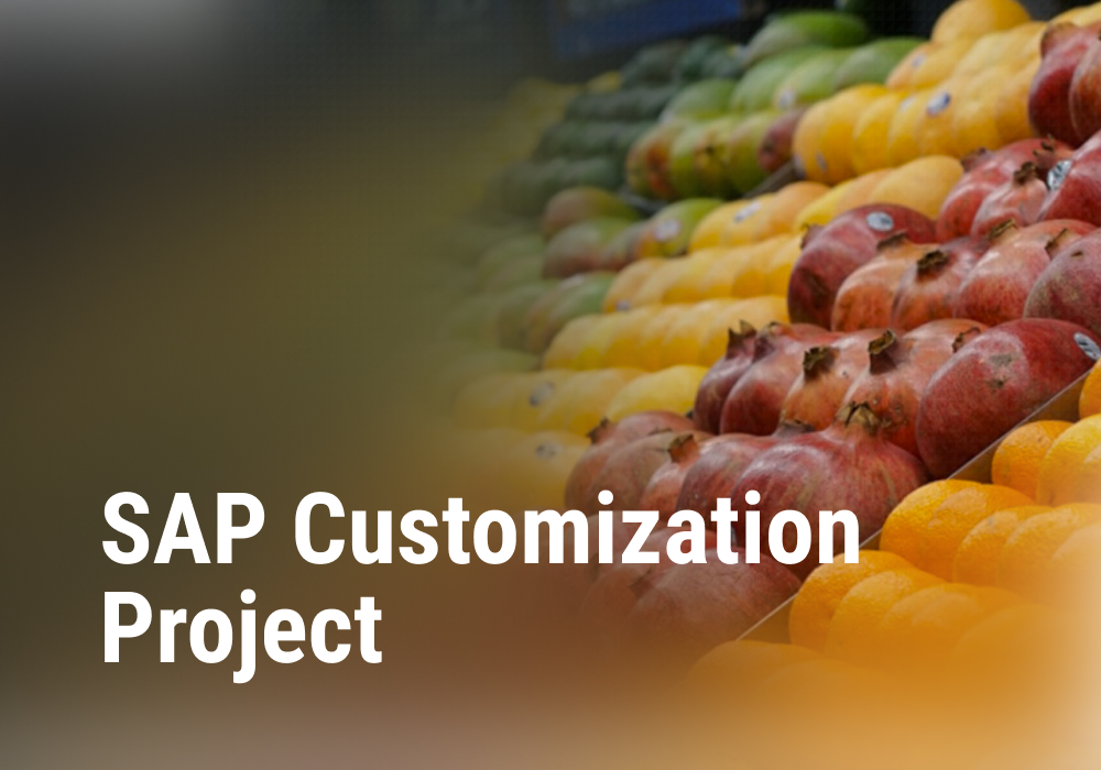 SAP customization project for a large food retailer