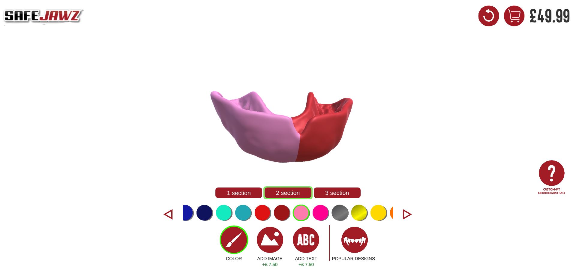 Mouthguard 3D Configurator 