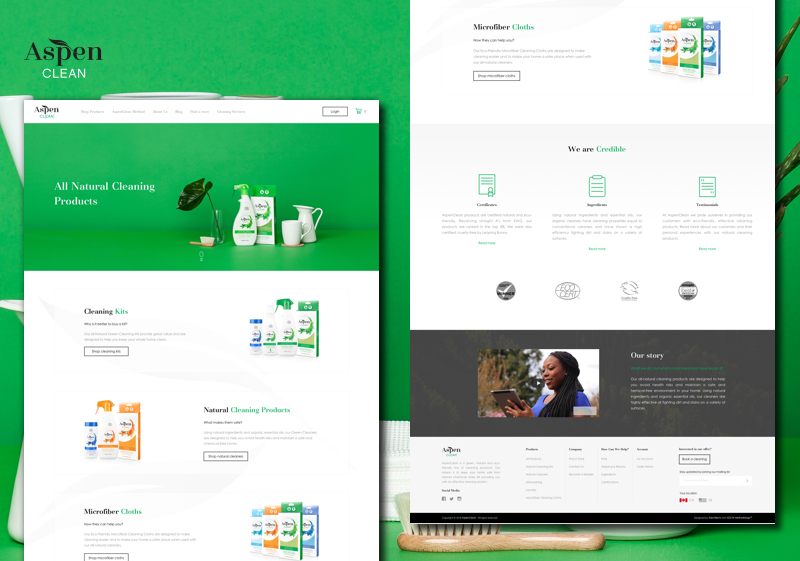 AspenClean - Webdesign