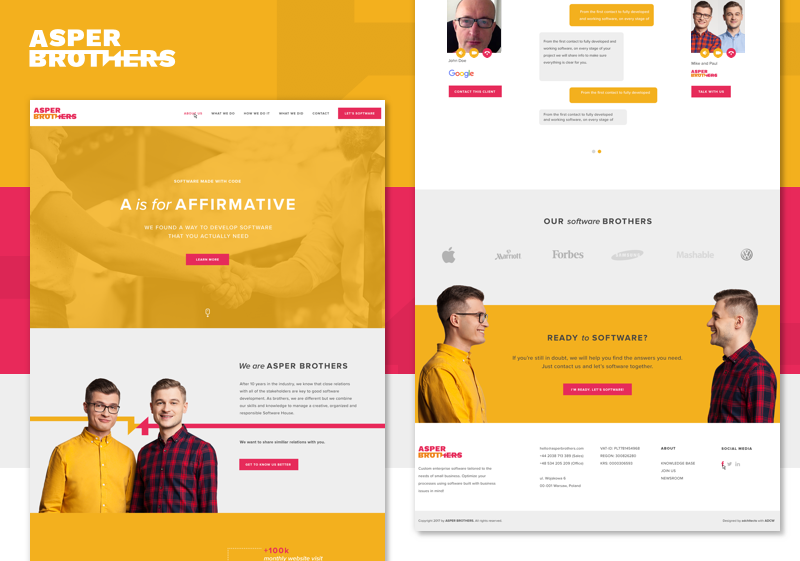 ASPER Brothers  - Rebranding & Webdesign