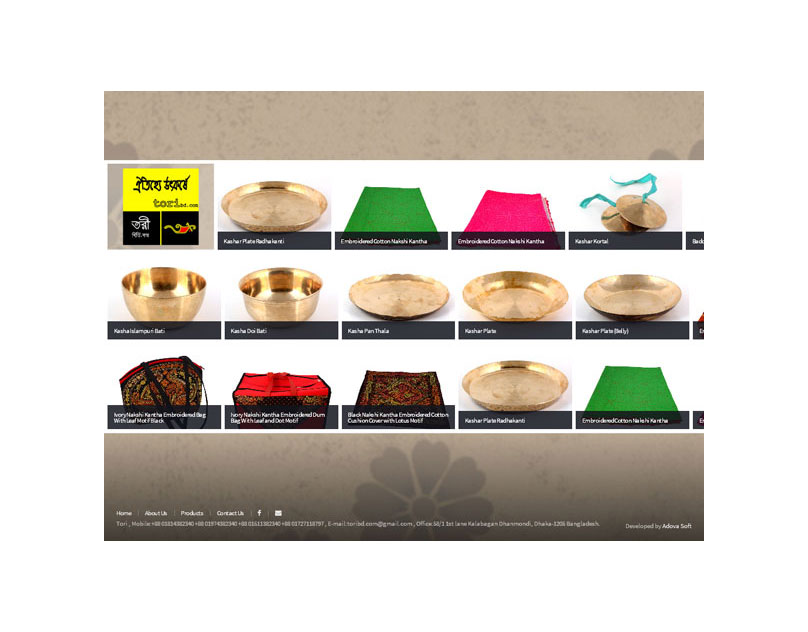 Tori BD Website