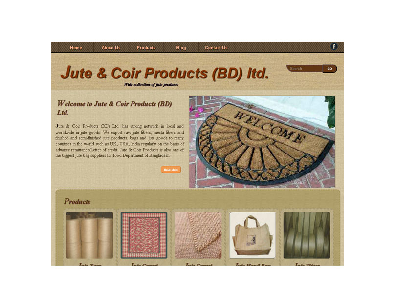 Jute & Coir Products (BD) Ltd. Website