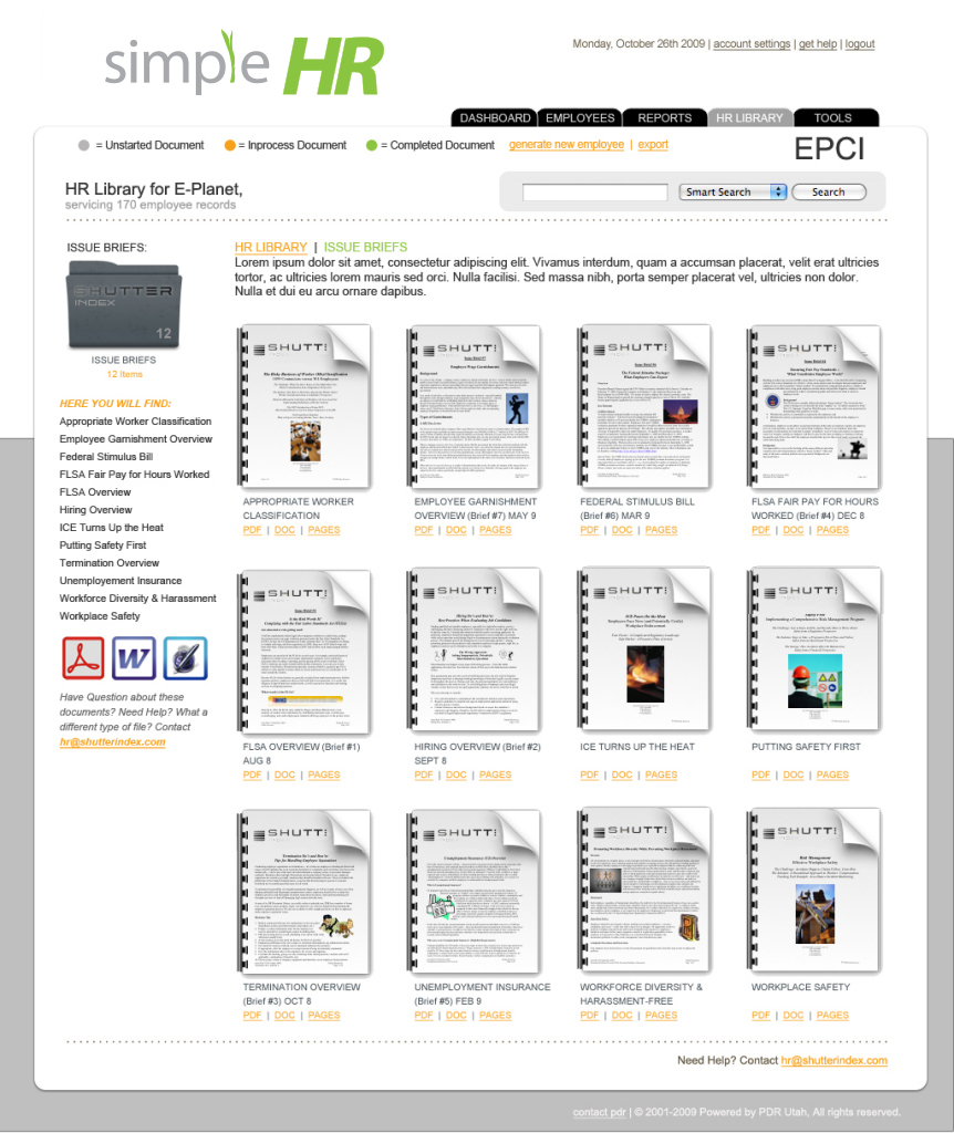 Simple HR – Employee Lifecycle Tracking