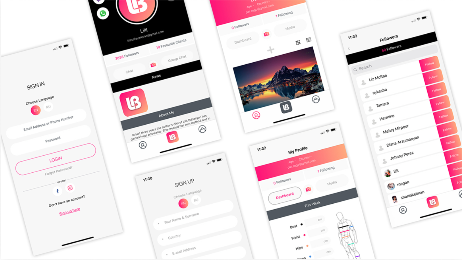 Diettracker (Social Media Application)