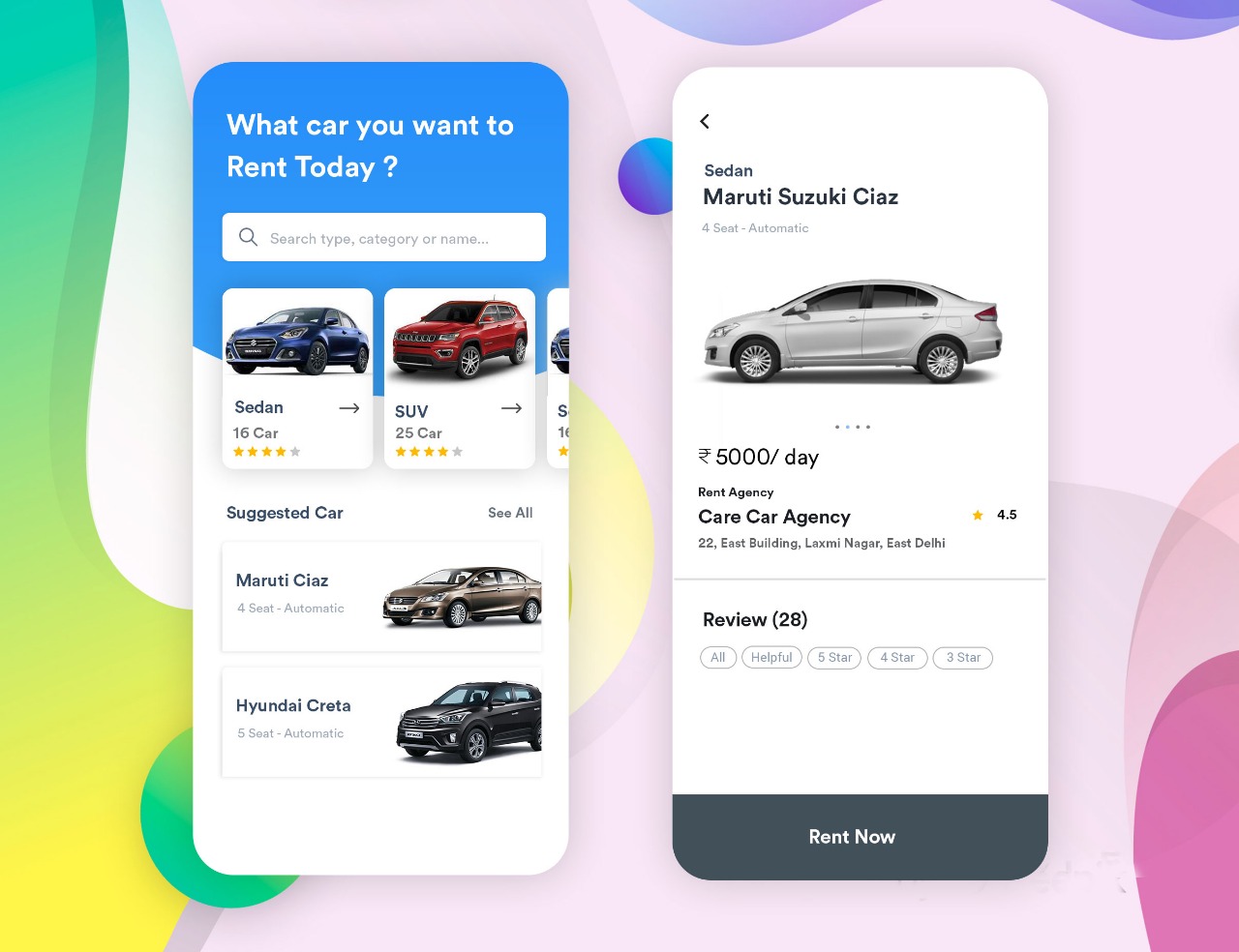 CAR Rental App
