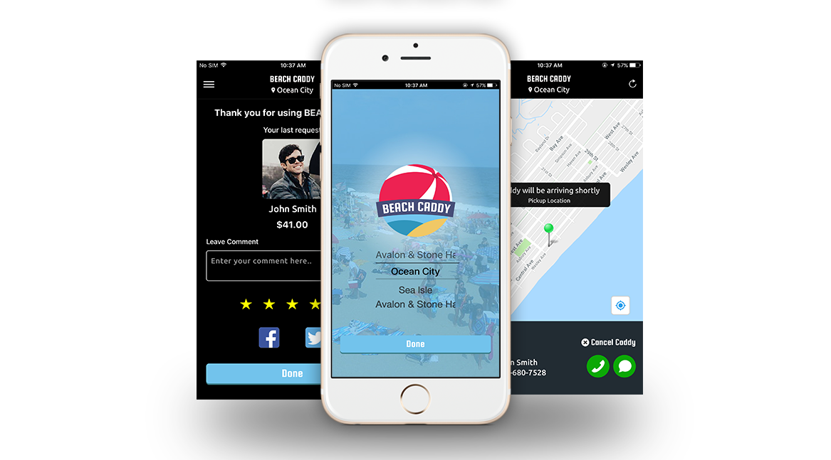 Beach Caddy - World’s First On-Demand & Location based App for Beachgoers